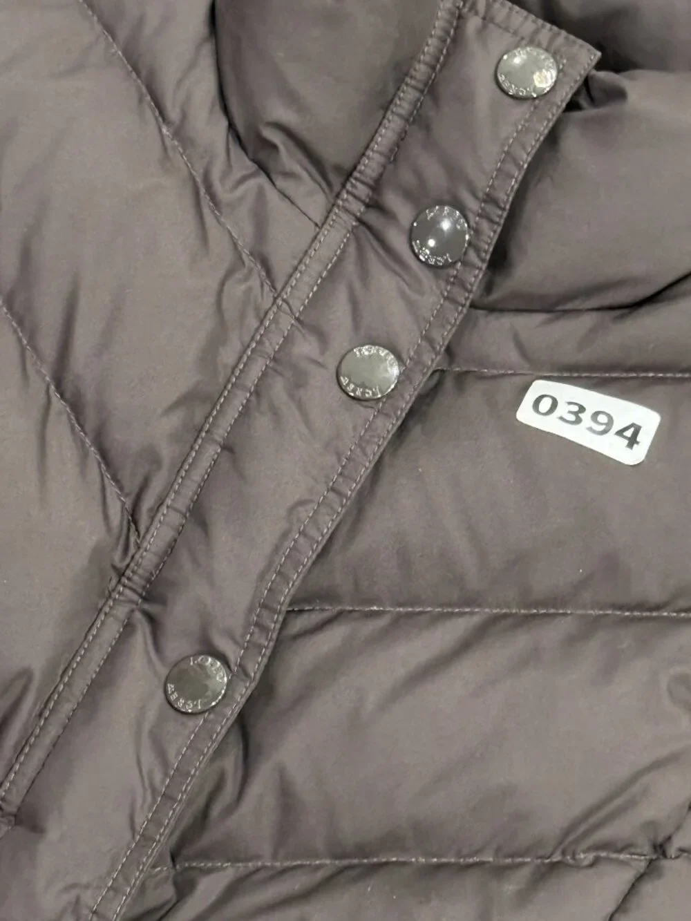 J Crew Sherpa Fleece Lined Down Puffer Vest Chocolate Brown XS Style 17950